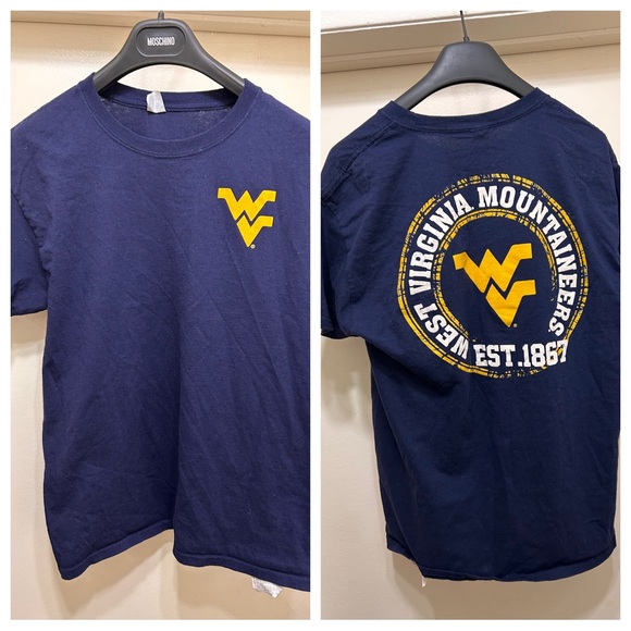 Hanes Other - Vintage West Virginia Mountaineers Shirt Y2K 90s Collegiate College Mens Medium